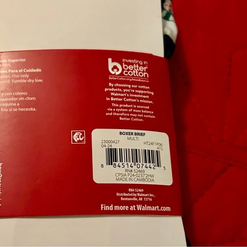 ☀️NWT-Holiday Time Men’s Festive Boxer Briefs -size XL(40-42)